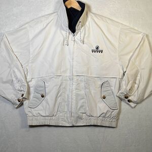 Vintage Gear For Sports 90s white Pullover Windbreaker Jacket -‎ Mens Medium